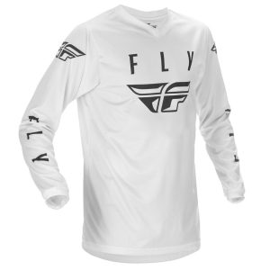 Fly Racing Universal Jersey (White/Black) (S)