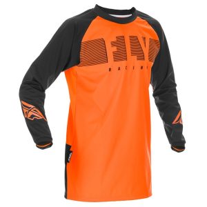 Fly Racing Windproof Jersey (Orange/Black) (2XL)