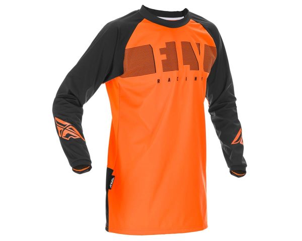 Fly Racing Windproof Jersey (Orange/Black) (2XL)