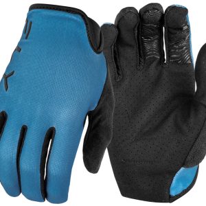 Fly Racing Youth Radium Long Finger Gloves (Slate Blue) (Youth L)