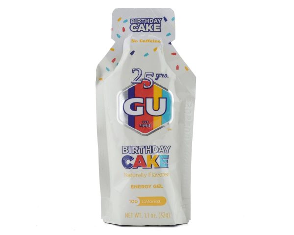 GU Energy Gel (Birthday Cake) (24 | 1.1oz Packets)