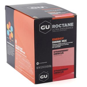 GU Roctane Energy Drink Mix (Strawberry Hibiscus) (10 | 2.3oz Packets)