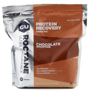 GU Roctane Protein Recovery Drink Mix (Chocolate Smoothie) (15 Serving Pouch)