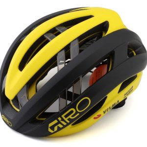 Giro Aries Spherical MIPS Road Helmet (Matte Black/Matte Yellow) (M) (Visma Team)