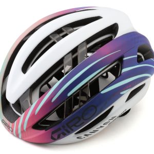 Giro Aries Spherical MIPS Road Helmet (Matte White/Matte Blue) (S) (Canyon Team)