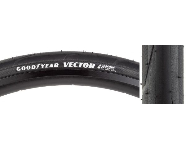 Goodyear Vector 4Seasons Road Tire (Black) (700c) (32mm)