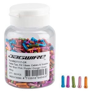Jagwire 1.8mm Cable End Crimps (Various Colors) (500)