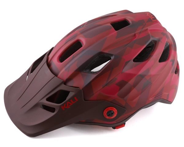 Kali Maya 3.0 Mountain Helmet (Camo Matte Red/Burgandy) (S/M)