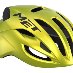 Met Rivale MIPS Helmet (Gloss Lime Yellow Metallic) (L)