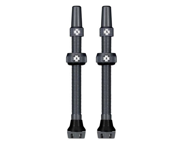 Muc-Off V2 Tubeless Presta Valves (Grey) (Pair) (44mm)