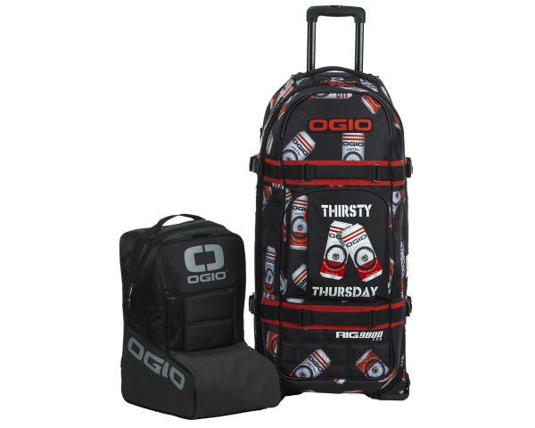 Ogio Rig 9800 Pro Travel Bag w/Boot Bag (Thirsty Thursday) w/Boot Bag