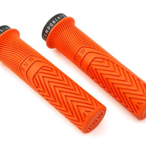 PNW Components Loam Mountain Lock-On Grips (Safety Orange) (Regular)