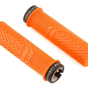 PNW Components Loam Mountain Lock-On Grips (Safety Orange) (XL)