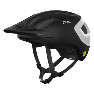 POC Axion Race MIPS Helmet (Black/White) (L)