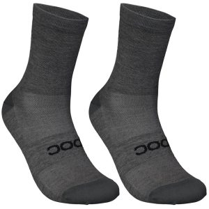 POC Zephyr Merino Mid Socks (Sylvanite Grey Melange) (L)