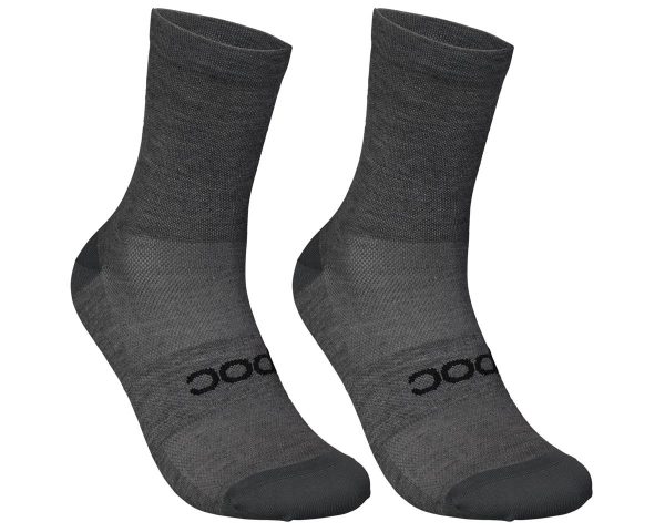 POC Zephyr Merino Mid Socks (Sylvanite Grey Melange) (M)