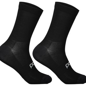 POC Zephyr Merino Mid Socks (Uranium Black) (L)