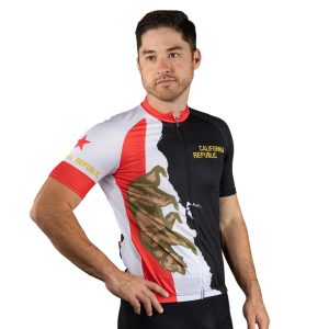 Performance Men's Cycling Jersey (California) (Relaxed Fit) (S)