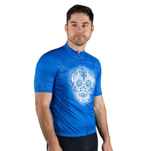 Performance Men's Cycling Jersey (Los Muertos) (Relaxed Fit) (M)