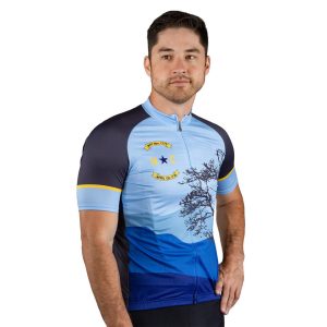 Performance Men's Cycling Jersey (North Carolina) (Relaxed Fit) (S)