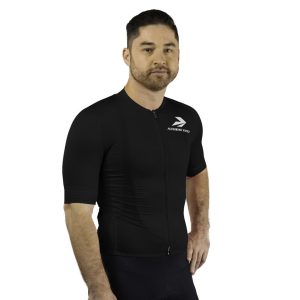 Performance Men's Nova Pro Cycling Jersey (Black) (Slim) (S)