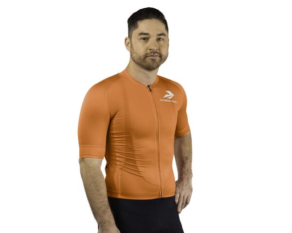 Performance Men's Nova Pro Cycling Jersey (Orange) (Slim) (S)