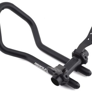 Profile Design Airstryke II Aluminum Aerobar (Black) (Ergo Armrests, L2 Flip-Up Bracket)