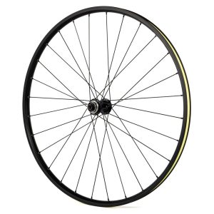 Quality Wheels Value Double Wall Disc/Rim Brake Front Wheel (Black) (12 x 100mm) (700c) (Centerlock)