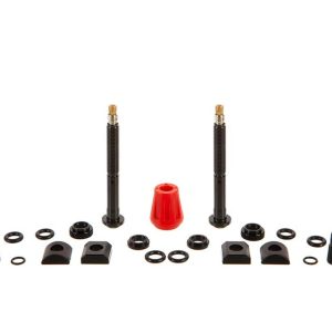 Quarq Tyrewiz 2.0 Tubeless Valve Stem Pack (Black) (Pair) (Length A)