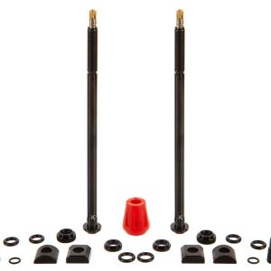 Quarq Tyrewiz 2.0 Tubeless Valve Stem Pack (Black) (Pair) (Length K)