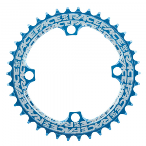 Race Face | 104 Bcd Narrow Wide Chainring | Blue | 34 Tooth | Aluminum