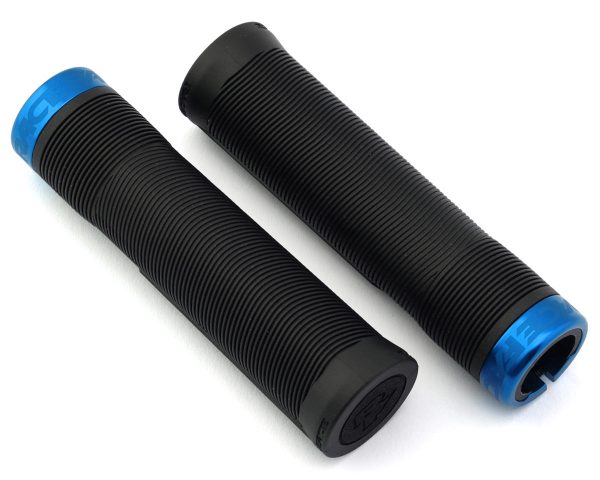 Race Face Chester Lock-On Grips (Black/Blue) (34mm)