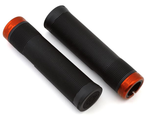 Race Face Chester Lock-On Grips (Black/Orange) (34mm)