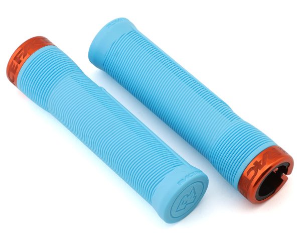 Race Face Chester Lock-On Grips (Light Blue/Orange) (31mm)