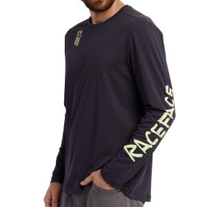 Race Face Commit Long Sleeve Tech Top (Black) (M)