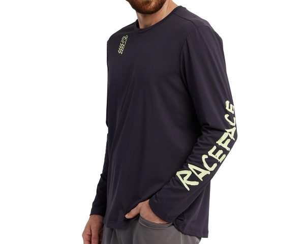 Race Face Commit Long Sleeve Tech Top (Black) (M)