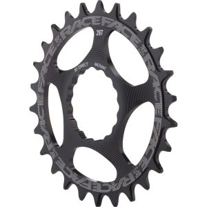 Race Face Narrow-Wide CINCH Direct Mount Chainring (Black) (1 x 9-12 Speed) (Single) (24T) (3mm Offs