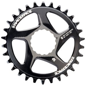 Race Face Narrow-Wide CINCH Direct Mount Chainring (Black) (Shimano 12 Speed) (Single) (30T) (Steel)