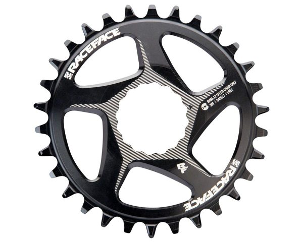 Race Face Narrow-Wide CINCH Direct Mount Chainring (Black) (Shimano 12 Speed) (Single) (30T) (Steel)