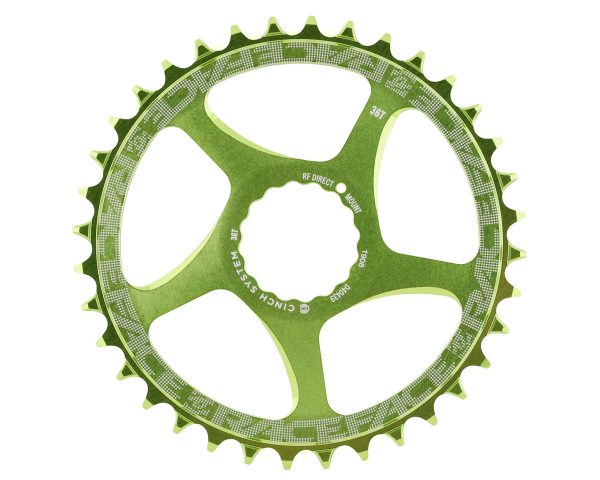 Race Face Narrow-Wide CINCH Direct Mount Chainring (Green) (1 x 9-12 Speed) (Single) (36T) (3mm Offs