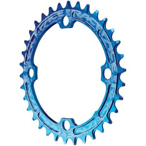 Race Face Narrow-Wide Chainring (Blue) (1 x 9-12 Speed) (104mm BCD) (Single) (34T)