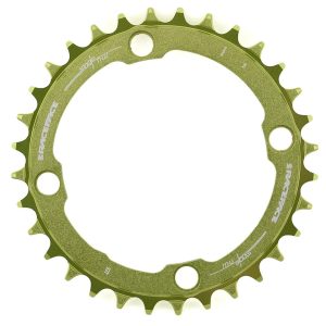 Race Face Narrow-Wide Chainring (Green) (1 x 9-12 Speed) (104mm BCD) (Single) (32T)