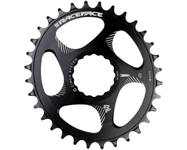 Race Face Narrow-Wide Oval CINCH Direct Mount Chainring (Black) (1 x 9-12 Speed) (Single) (28T) (3mm