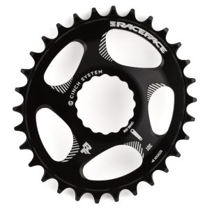 Race Face Narrow-Wide Oval CINCH Direct Mount Chainring (Black) (1 x 9-12 Speed) (Single) (30T) (3mm