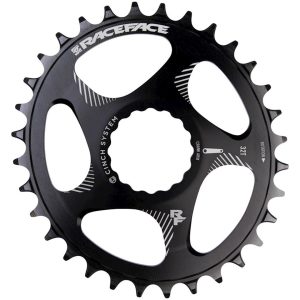 Race Face Narrow-Wide Oval CINCH Direct Mount Chainring (Black) (1 x 9-12 Speed) (Single) (34T) (3mm