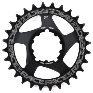 Race Face Narrow-Wide SRAM GXP Direct Mount Chainring (Black) (Single) (28T) (3mm Offset/Boost)