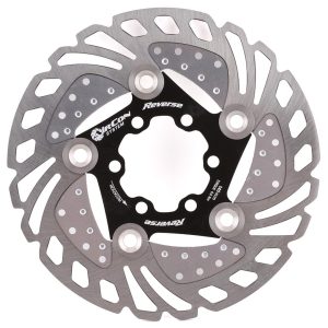 Reverse Components AirCon Disc Rotor (Black) (6-Bolt) (140mm)