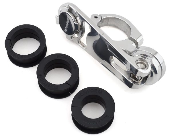 Rokform Motorcycle Handlebar Mounts (Polished Aluminum)