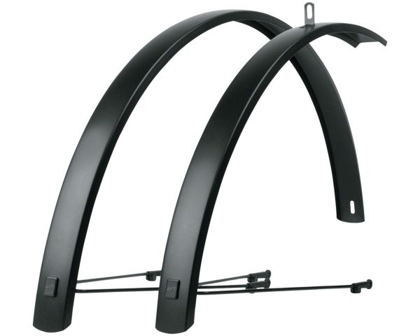 SKS Edge AL 46 Aluminum Fender Set (Black) (700 x 25 - 35mm)