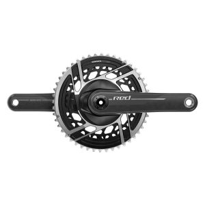 SRAM RED AXS Direct Mount Crankset (Natural Carbon) (2 x 12 Speed) (E1) (165mm) (46/33T) (DUB Spindl